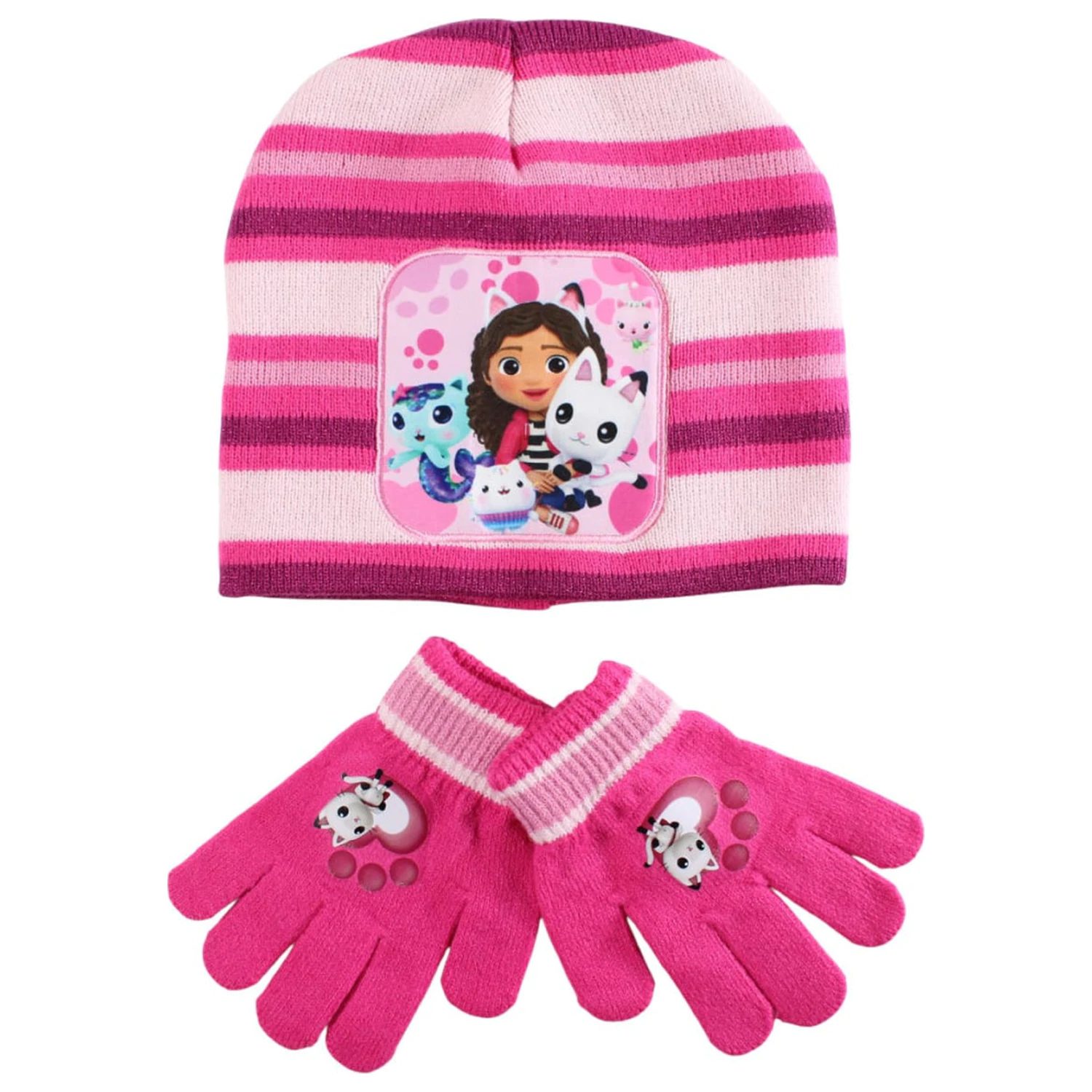 Gabi's Dollhouse Paws Czapka Dziecięca + Zestaw Rękawiczek zdjęcie produktu