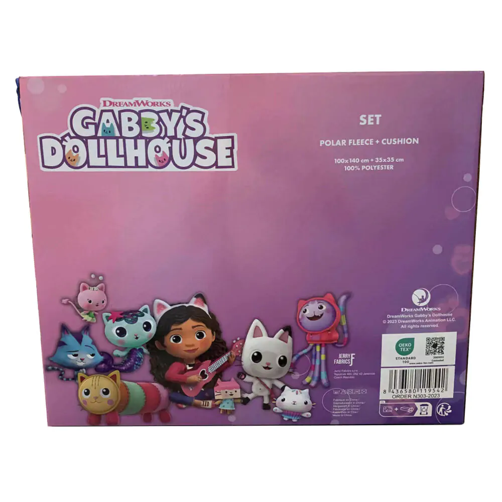 Gabbys Dollhouse polar koc + zestaw poduszek zdjęcie produktu