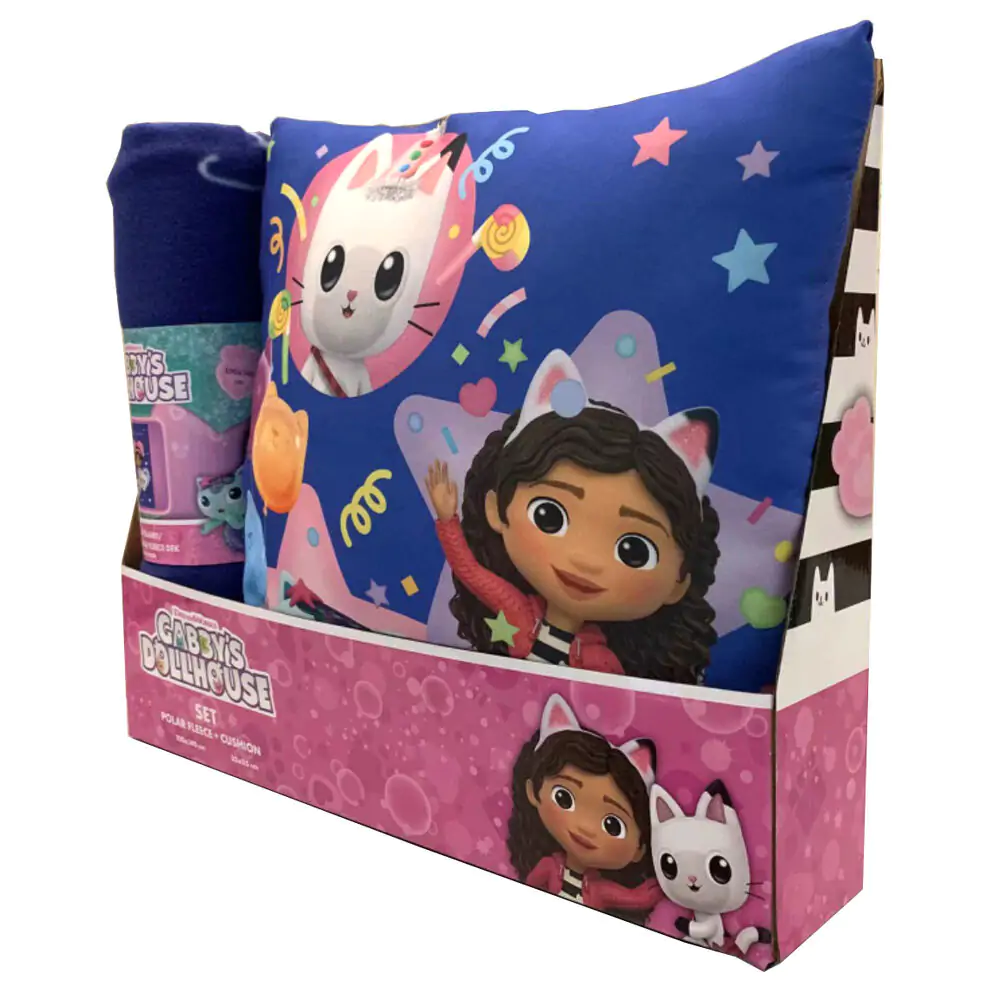Gabbys Dollhouse polar koc + zestaw poduszek zdjęcie produktu
