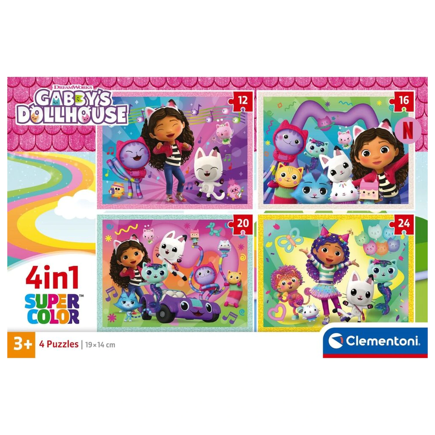 Gabbys Dollhouse puzzle 12-16-20-24 elementów zdjęcie produktu