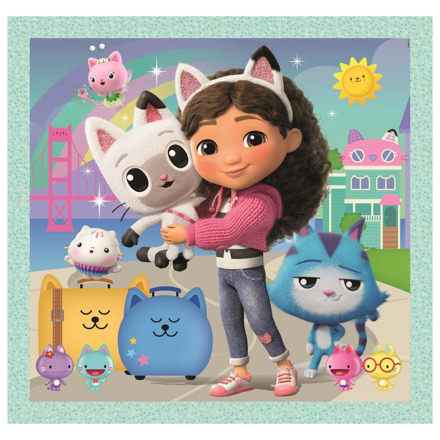 Gabbys Dollhouse puzzle 3x48 szt. zdjęcie produktu