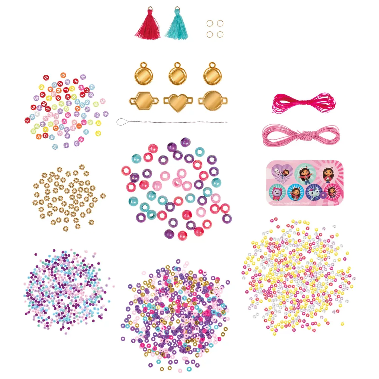 Zestaw do robienia bransoletek Rainbow Beading Kit Gabi's Dollhouse zdjęcie produktu