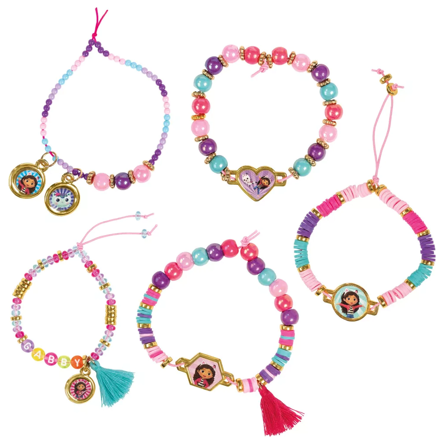 Zestaw do robienia bransoletek Rainbow Beading Kit Gabi's Dollhouse zdjęcie produktu