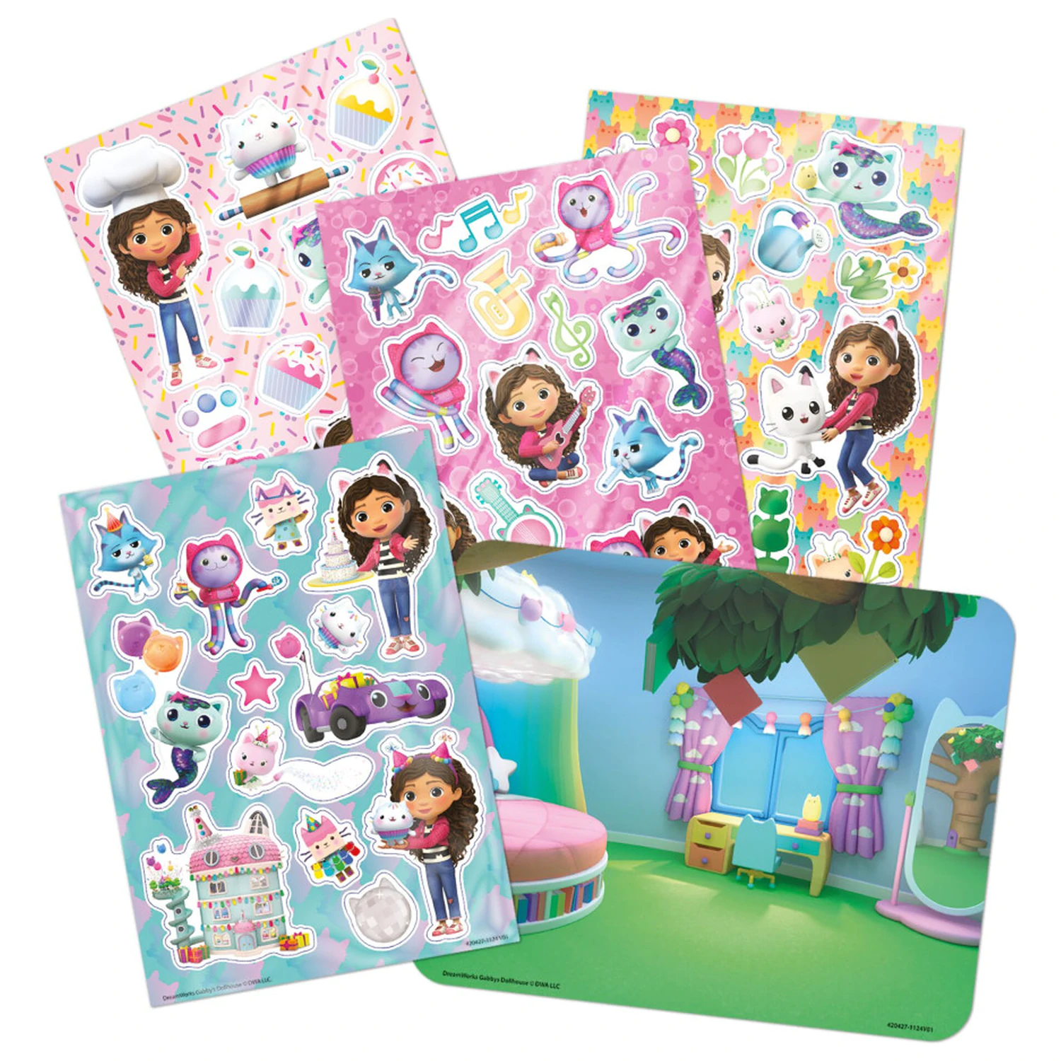 Gabby's Dollhouse Sprinkle Party Window Decal Zestaw</p> zdjęcie produktu