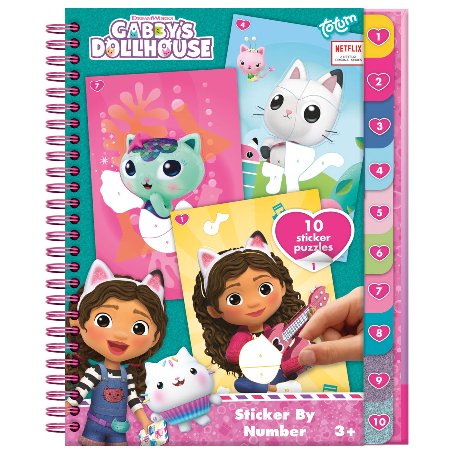 Gabi's Dollhouse Sprinkle Party Puzzle Sticker and Coloring Set zdjęcie produktu