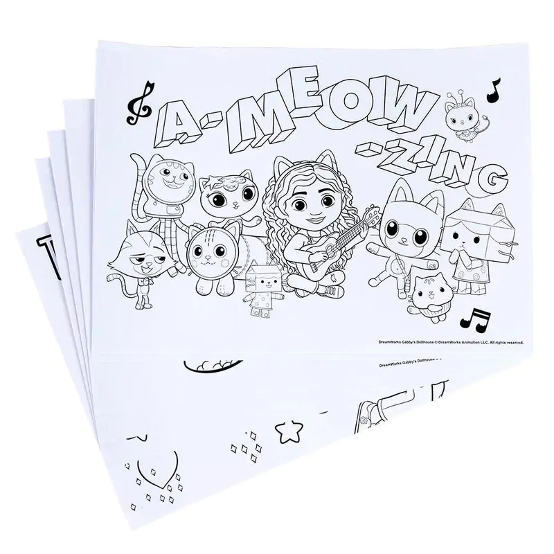 Gabby's Dollhouse zestaw artykułów papierniczych do kolorowania zdjęcie produktu