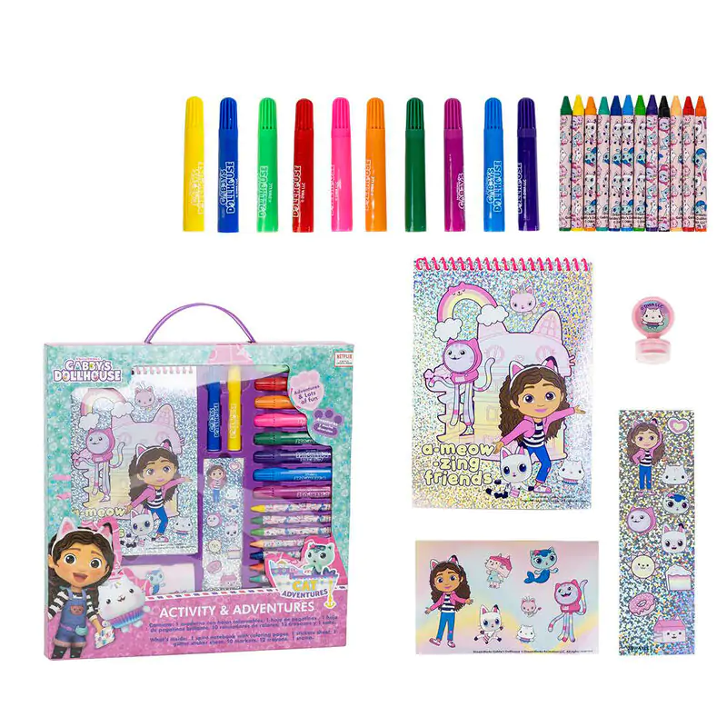 Gabby's Dollhouse zestaw do kolorowania artykułów papierniczych zdjęcie produktu