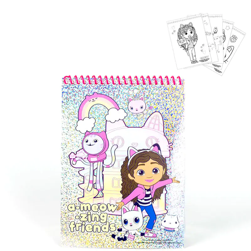 Gabby's Dollhouse zestaw do kolorowania artykułów papierniczych zdjęcie produktu