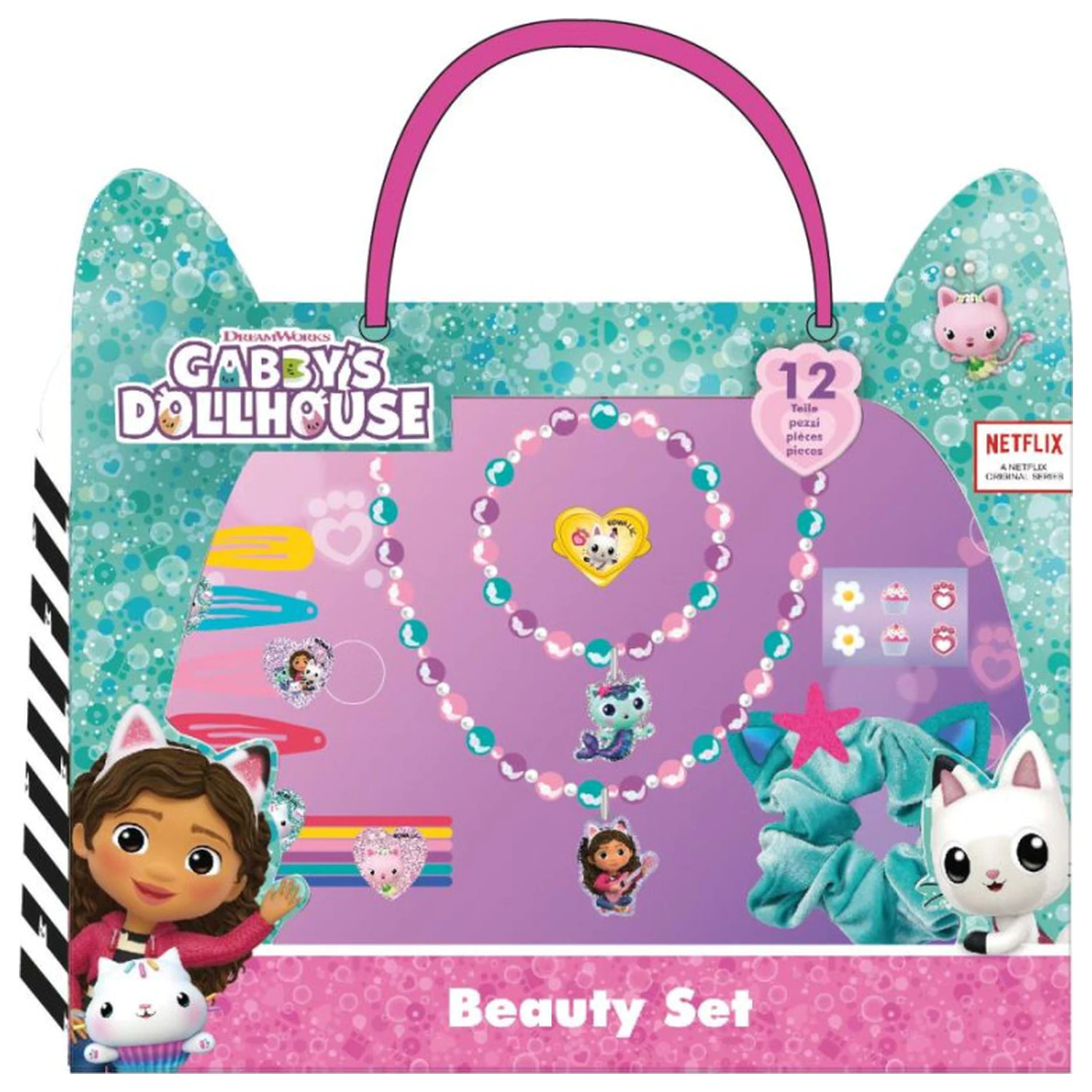 Gabi's Dollhouse Team Zestaw Akcesoriów do Włosów i Biżuterii 15 sztuk zdjęcie produktu
