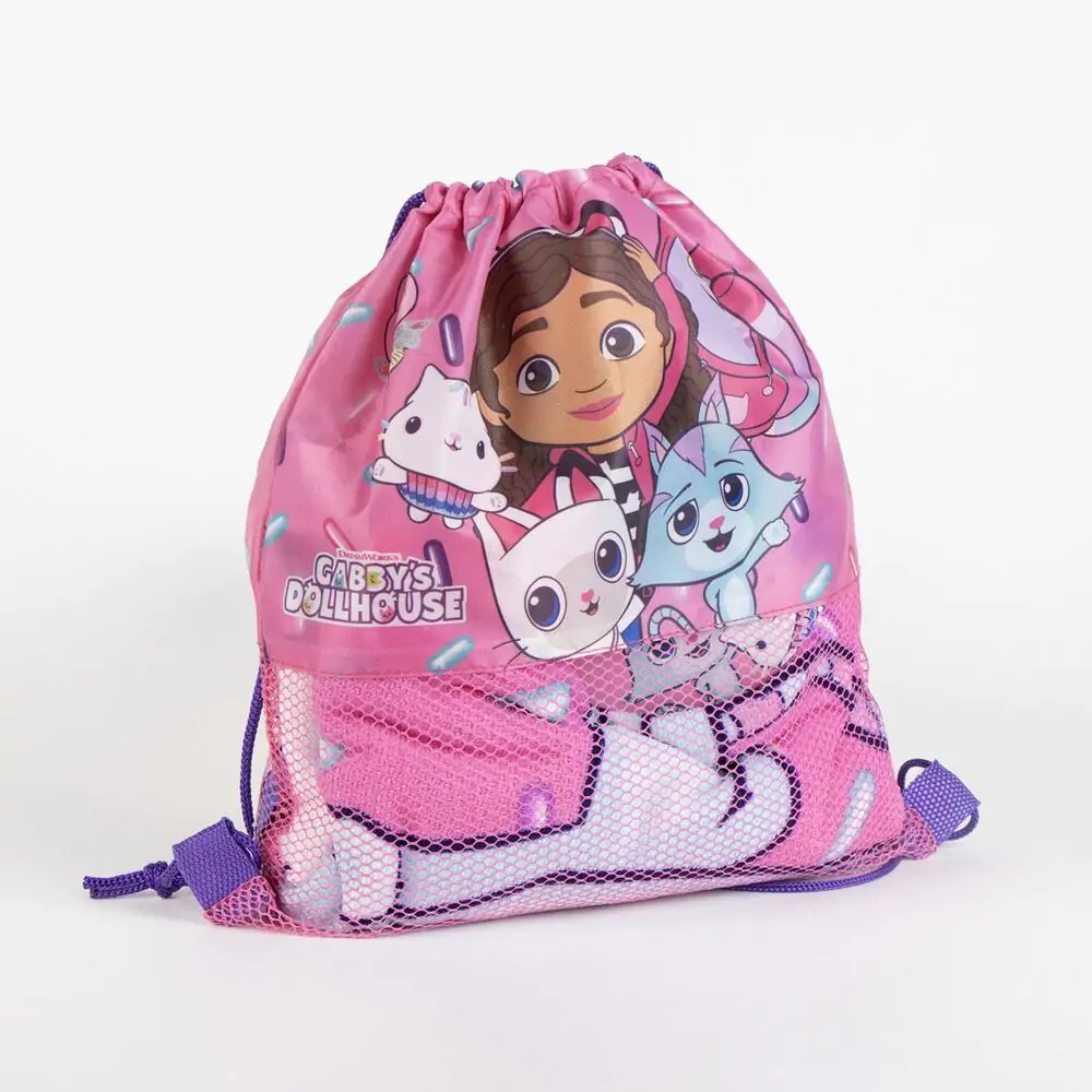 Gabbys Dollhouse zestaw ręcznik + torba + czepek zdjęcie produktu
