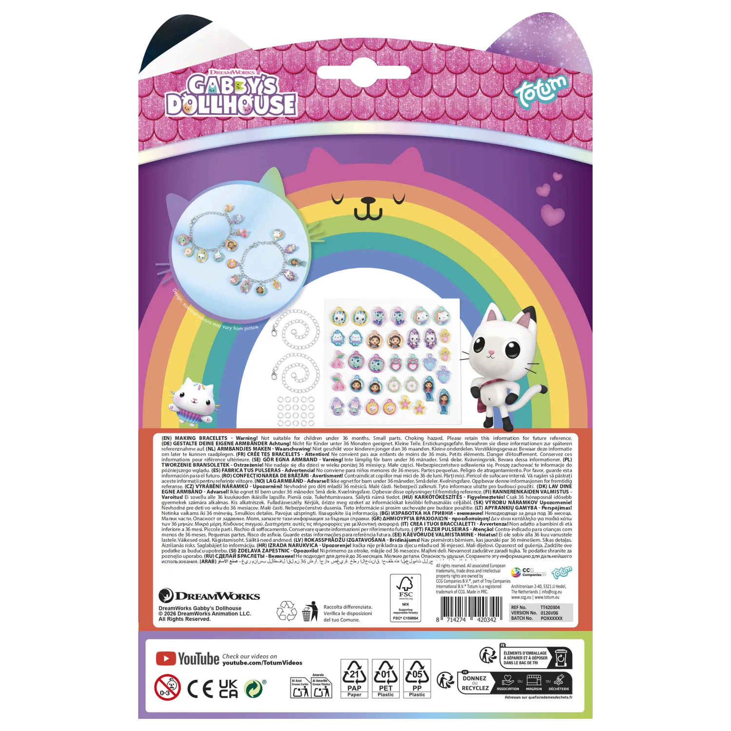 Gabi's Dollhouse Totum Charm Bransoletki Zestaw Do Tworzenia zdjęcie produktu