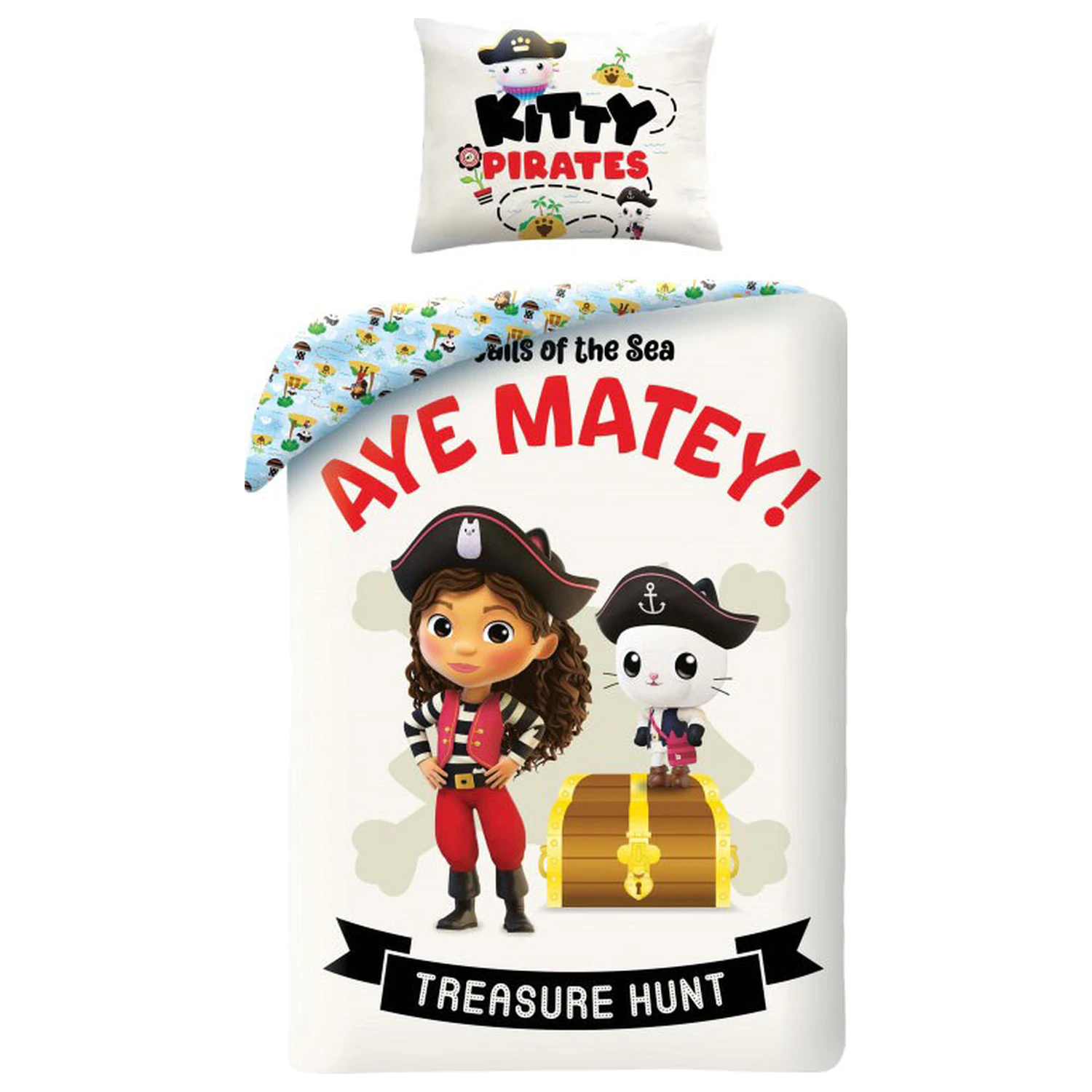 Gabi's Dollhouse Treasure Hunt Poszwa na kołdrę zdjęcie produktu