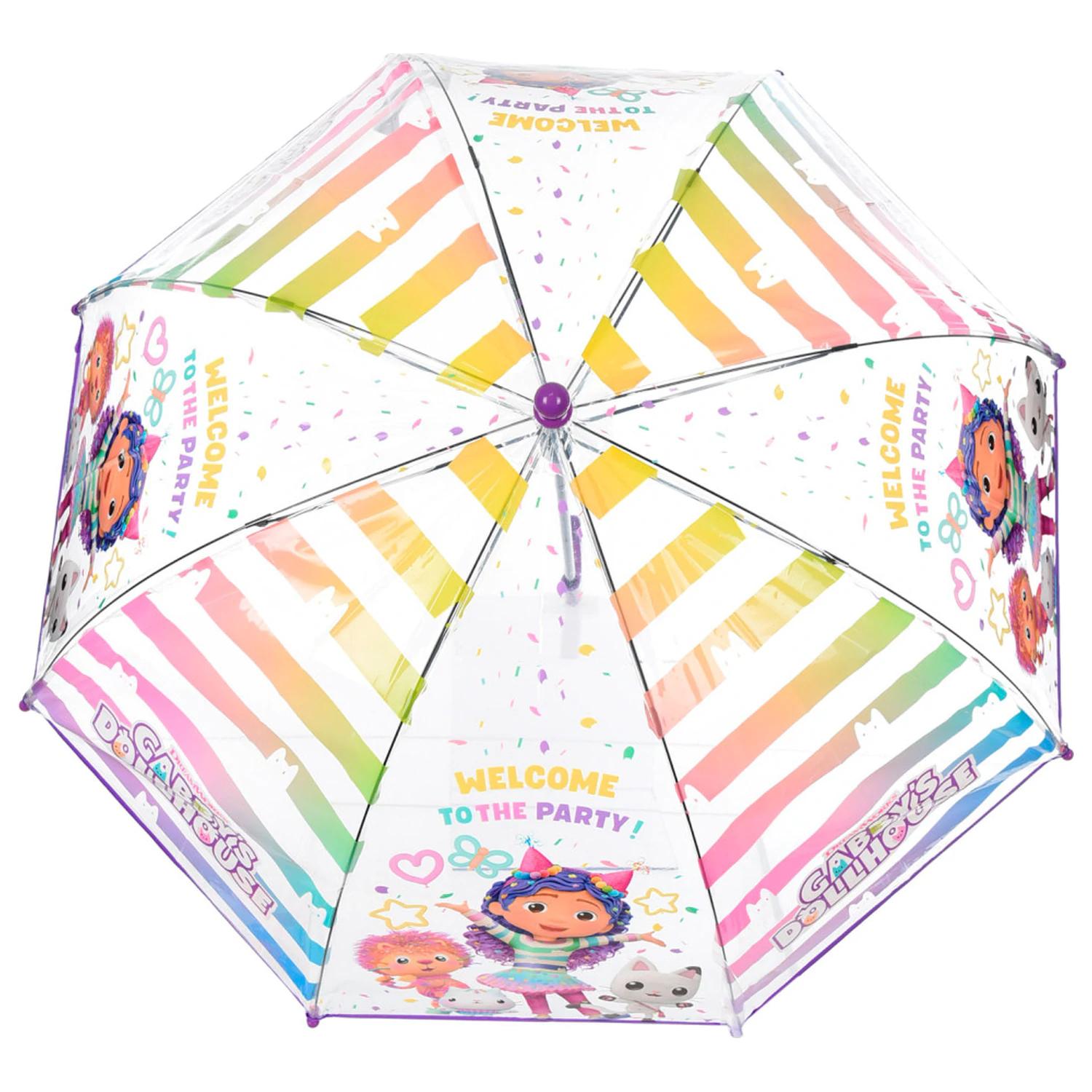 Gabi's Dollhouse Welcome Kids Przezroczysta parasolka zdjęcie produktu