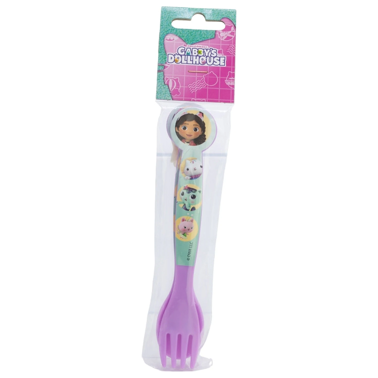 Gabby's Dollhouse Wonderland Zestaw plastikowych sztućców - 2 sztuki zdjęcie produktu
