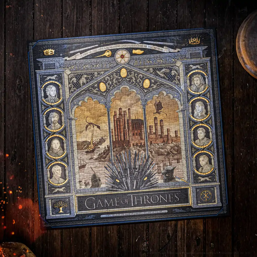 Gra o Tron wielowymiarowe puzzle (1000 sztuk) zdjęcie produktu