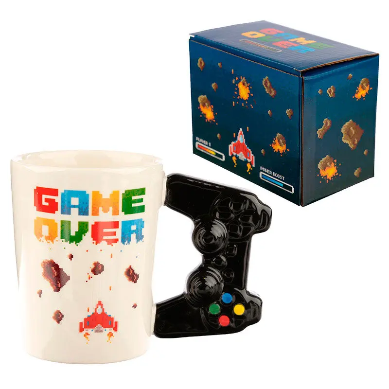 Kubek z uchwytem w kształcie kontrolera Game Over Videogame zdjęcie produktu