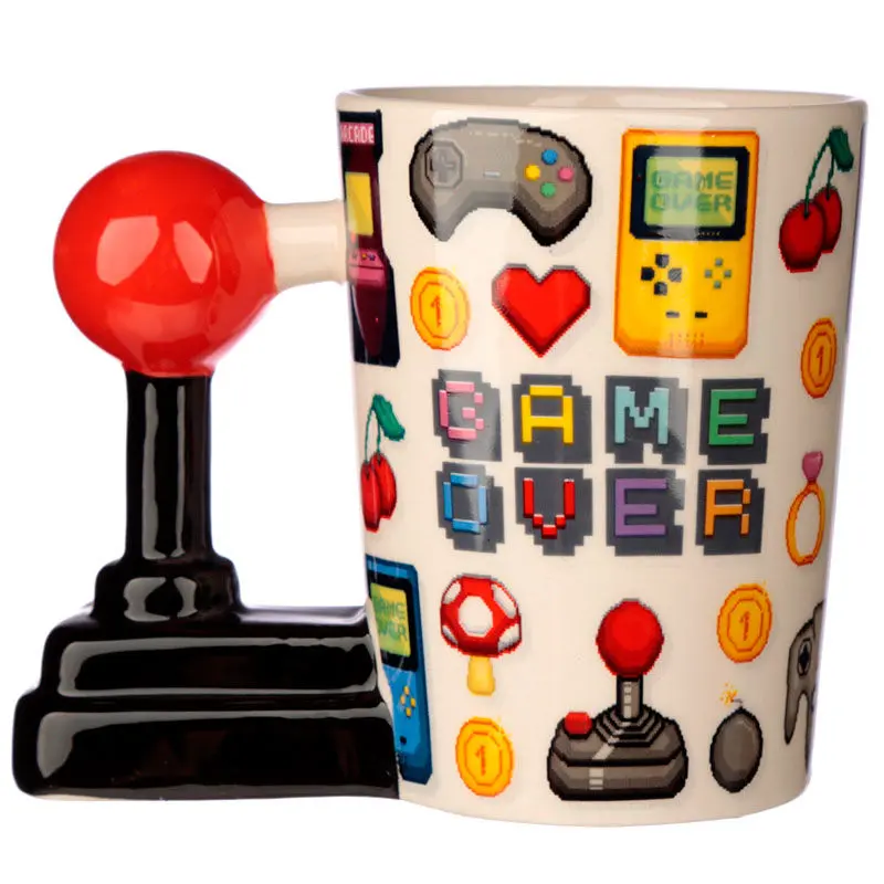 Game Over Joystick Pixel shaped handle kubek zdjęcie produktu