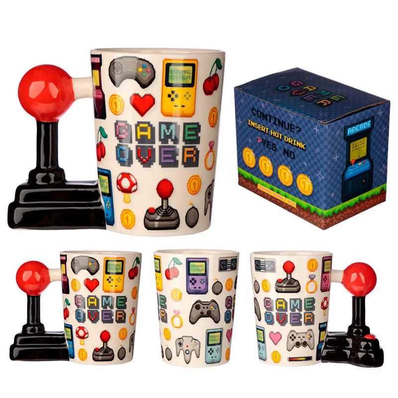 Game Over Joystick Pixel shaped handle kubek zdjęcie produktu