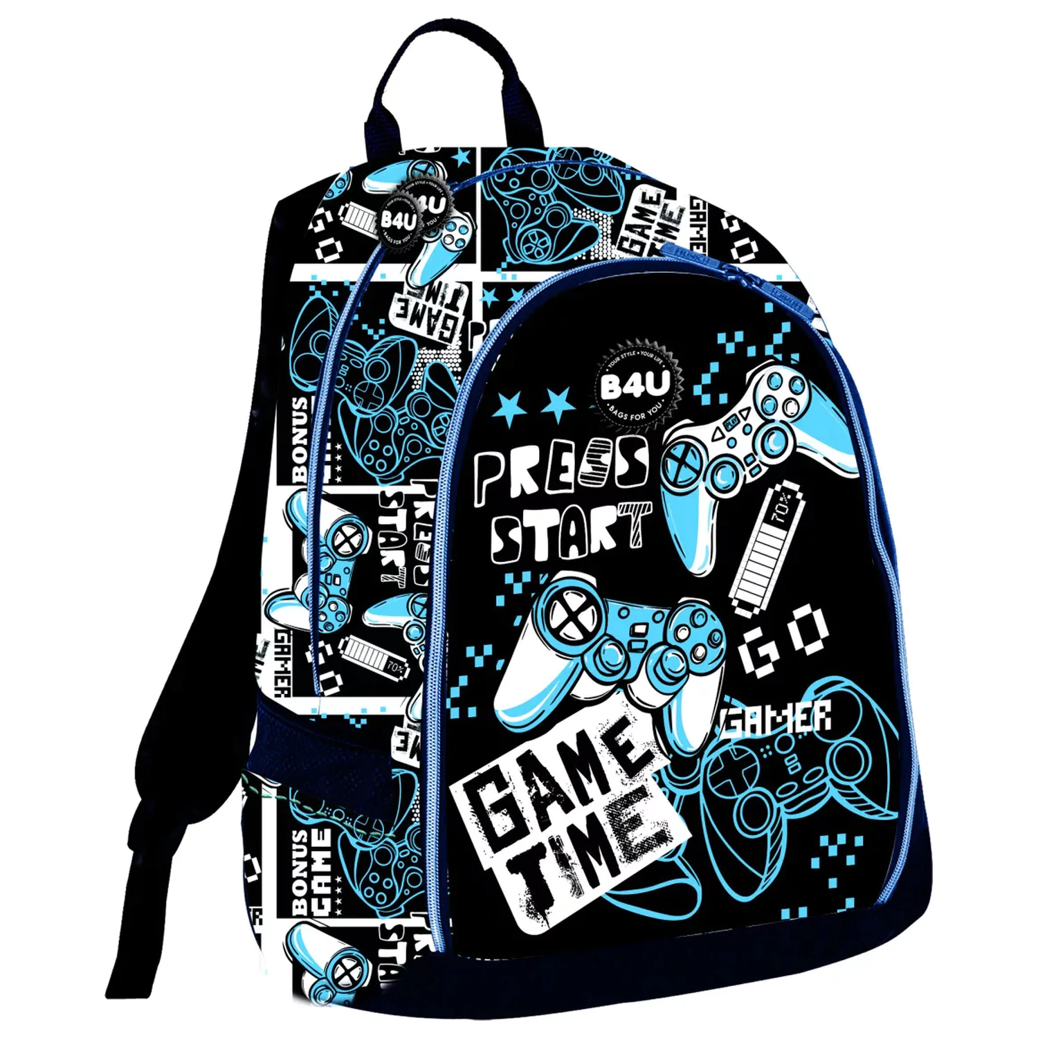Gamer Press Start plecak szkolny, torba 43 cm zdjęcie produktu