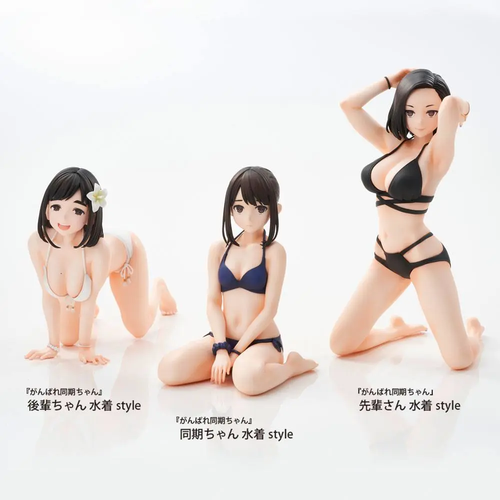 Ganbare Douki-chan PVC Statua Kouhai-chan Swimsuit Style 15 cm zdjęcie produktu
