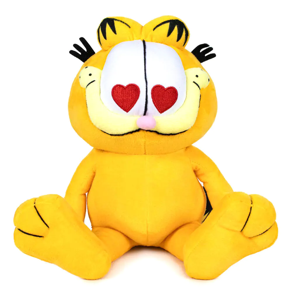 Garfield słodki emoji pluszak z oczami w kształcie serc 30cm zdjęcie produktu