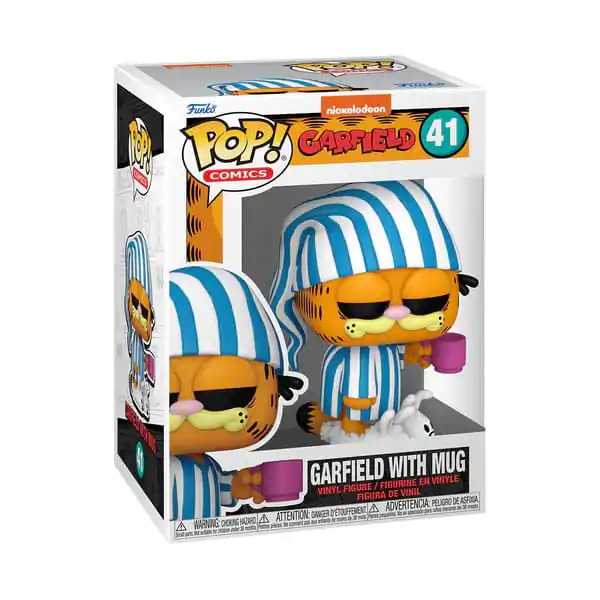 Garfield Funko POP! Comics Figurka winylowa Garfield z Kubkiem 9 cm zdjęcie produktu