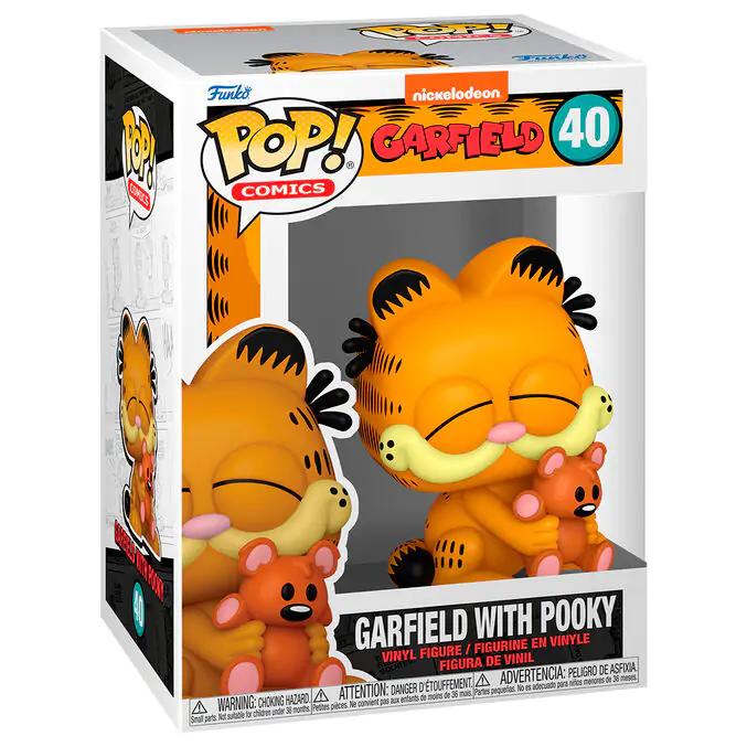 Garfield Funko POP! Comics Figurka winylowa Garfield z Pooky 9 cm zdjęcie produktu