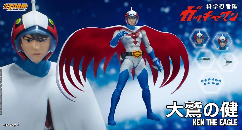 Gatchaman Figurka Akcji 1/12 Ken Orzeł 18 cm zdjęcie produktu