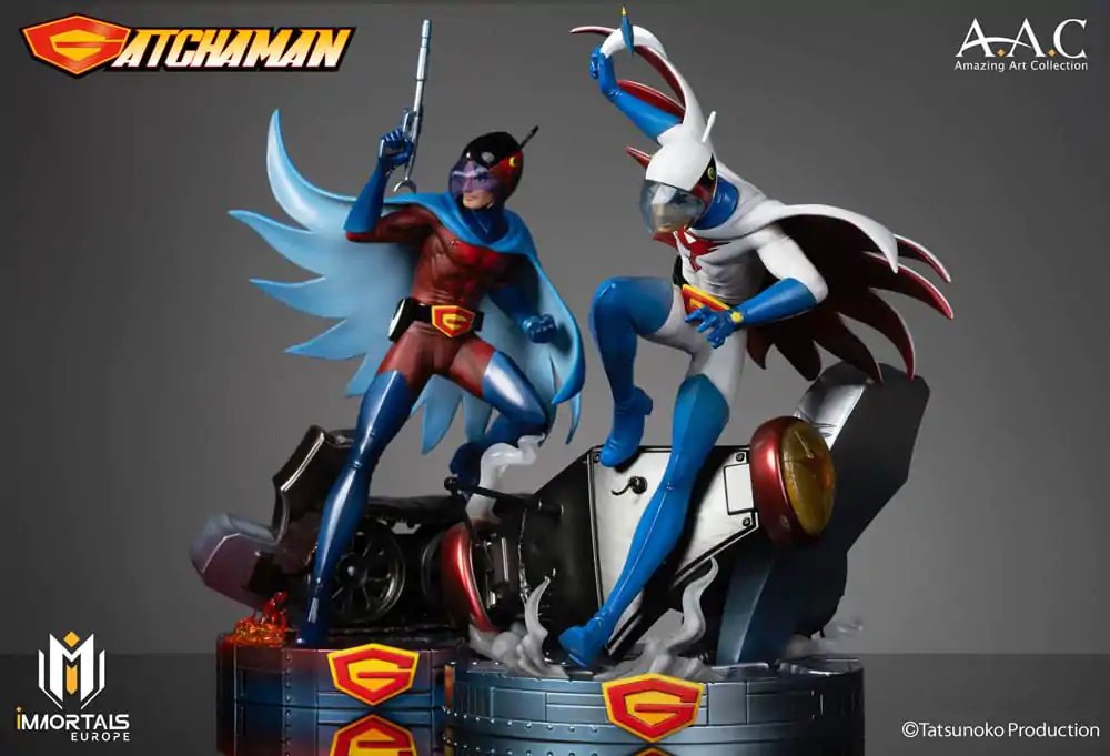 Gatchaman Amazing Art Collection Statua Ken Orzeł, Przywódca Drużyny Ninja Nauki 34 cm zdjęcie produktu