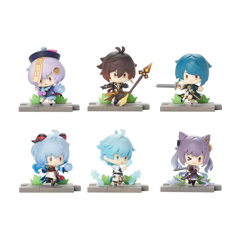 Genshin Impact Battle Scene Collection Mini Figurki 6-Pack Liyue Edition 6 cm zdjęcie produktu
