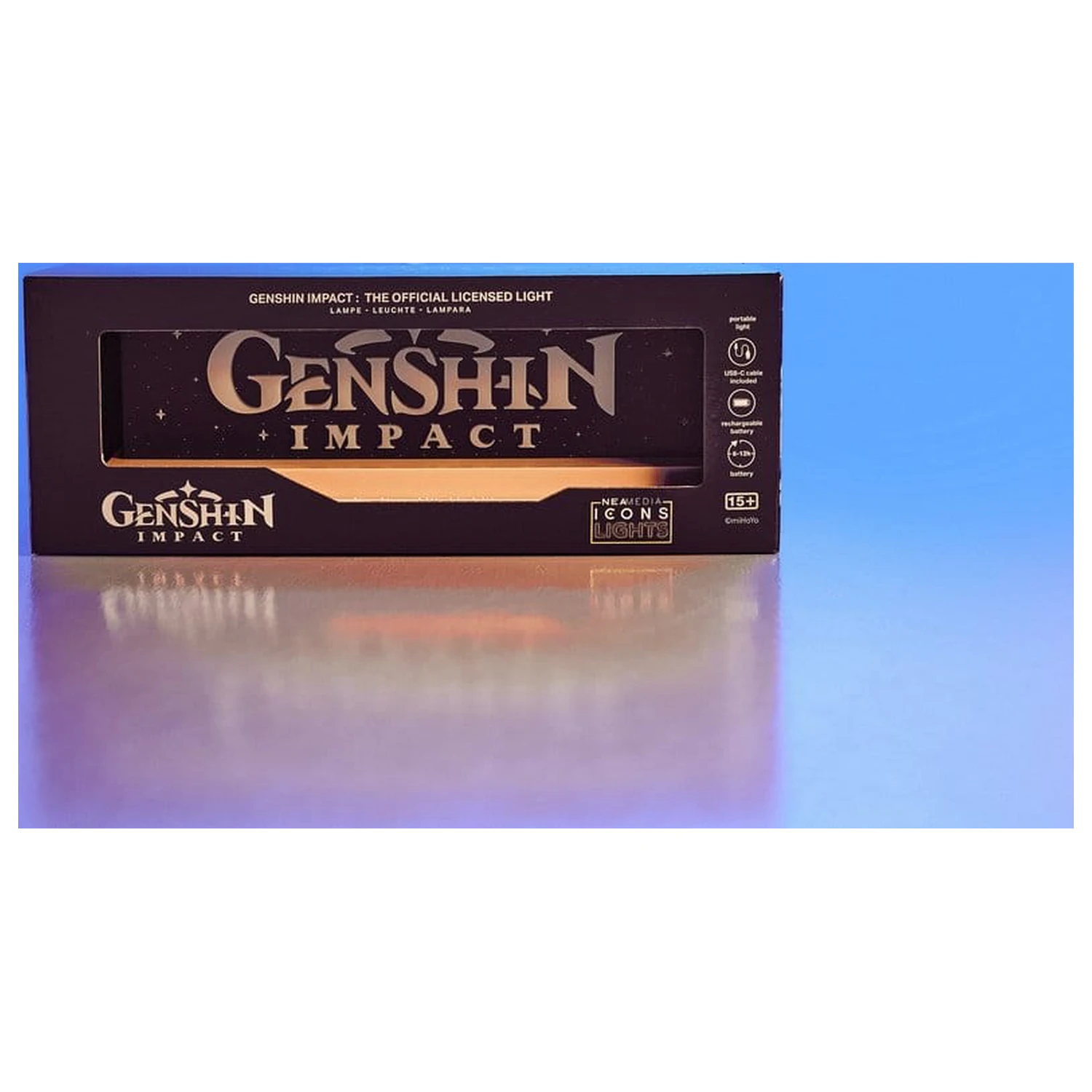 Lampa LED z logo Genshin Impact zdjęcie produktu