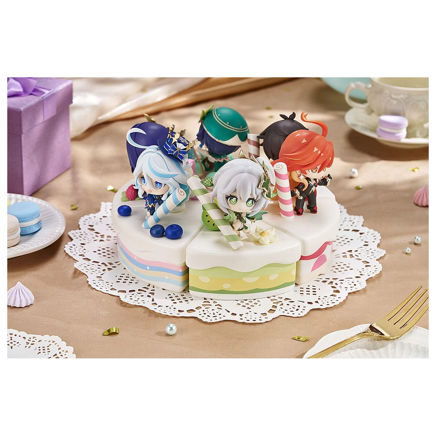 Genshin Impact Wondrous Travels Series Figurka Zhongli Chibi 12 cm zdjęcie produktu