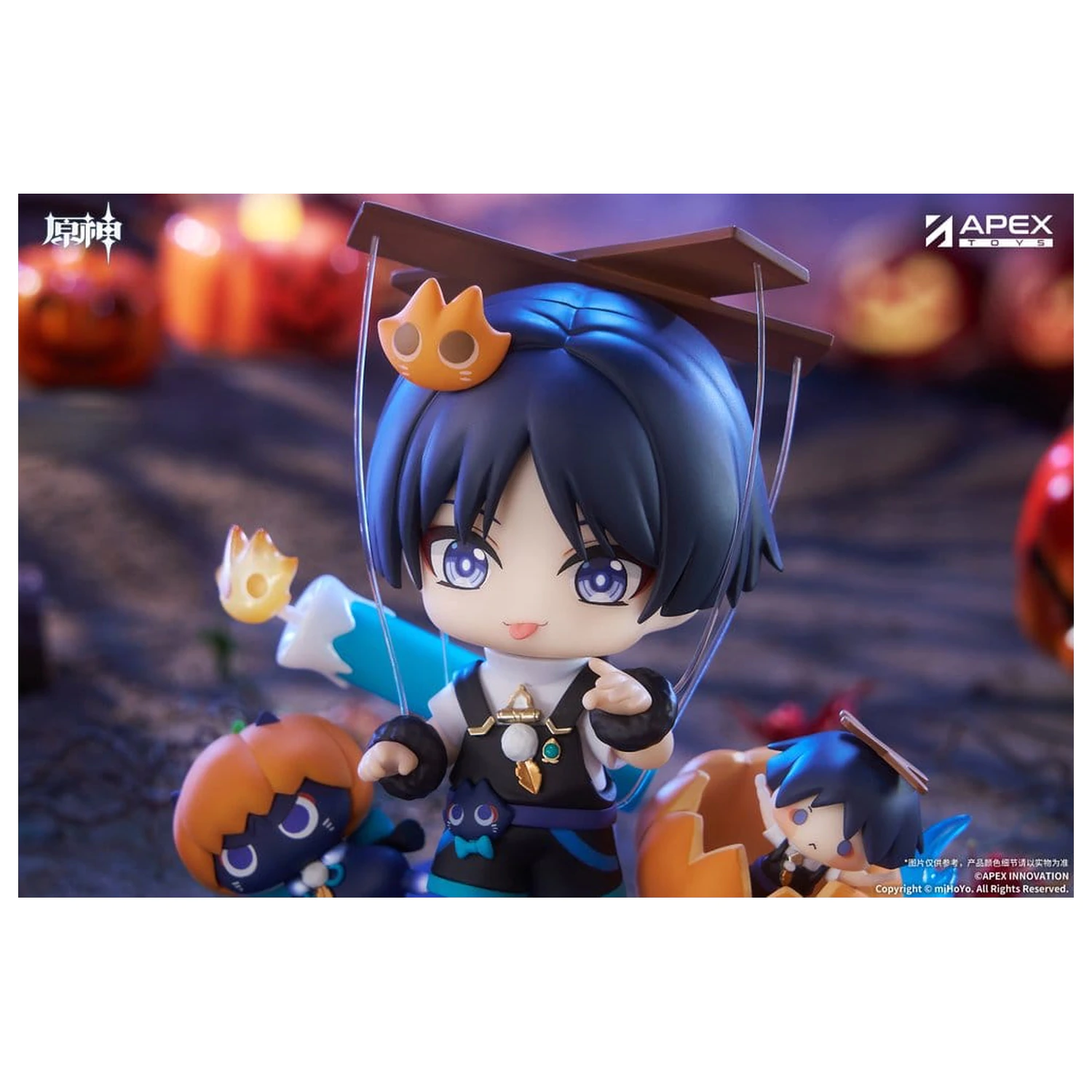 Genshin Impact You Ye Qi Xiang Series Chibi Chara PVC Statuetka Wanderer 10 cm zdjęcie produktu
