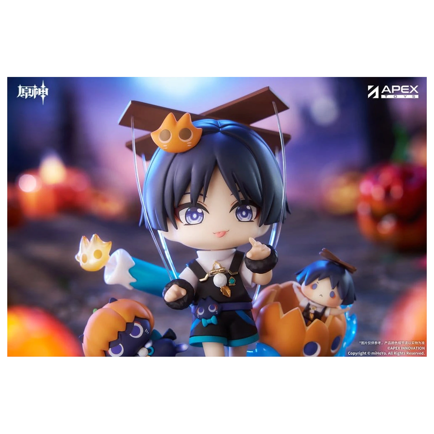 Genshin Impact You Ye Qi Xiang Series Chibi Chara PVC Statuetka Wanderer 10 cm zdjęcie produktu