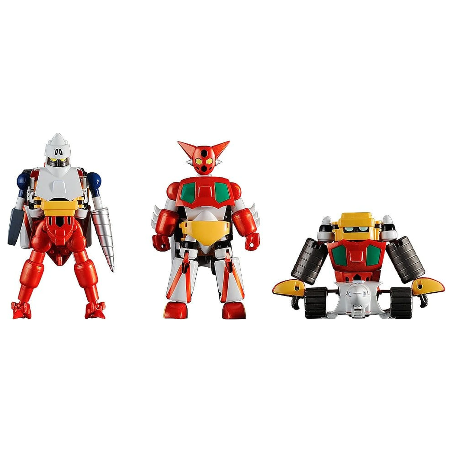 Getter Robo figurka akcji, zestaw 3 figurek Dynamic Change Getter Robo 12 cm zdjęcie produktu