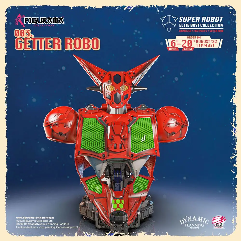 Getter Robo Super Robot Elite Popiersie 1/3 Getter Robo 26 cm zdjęcie produktu