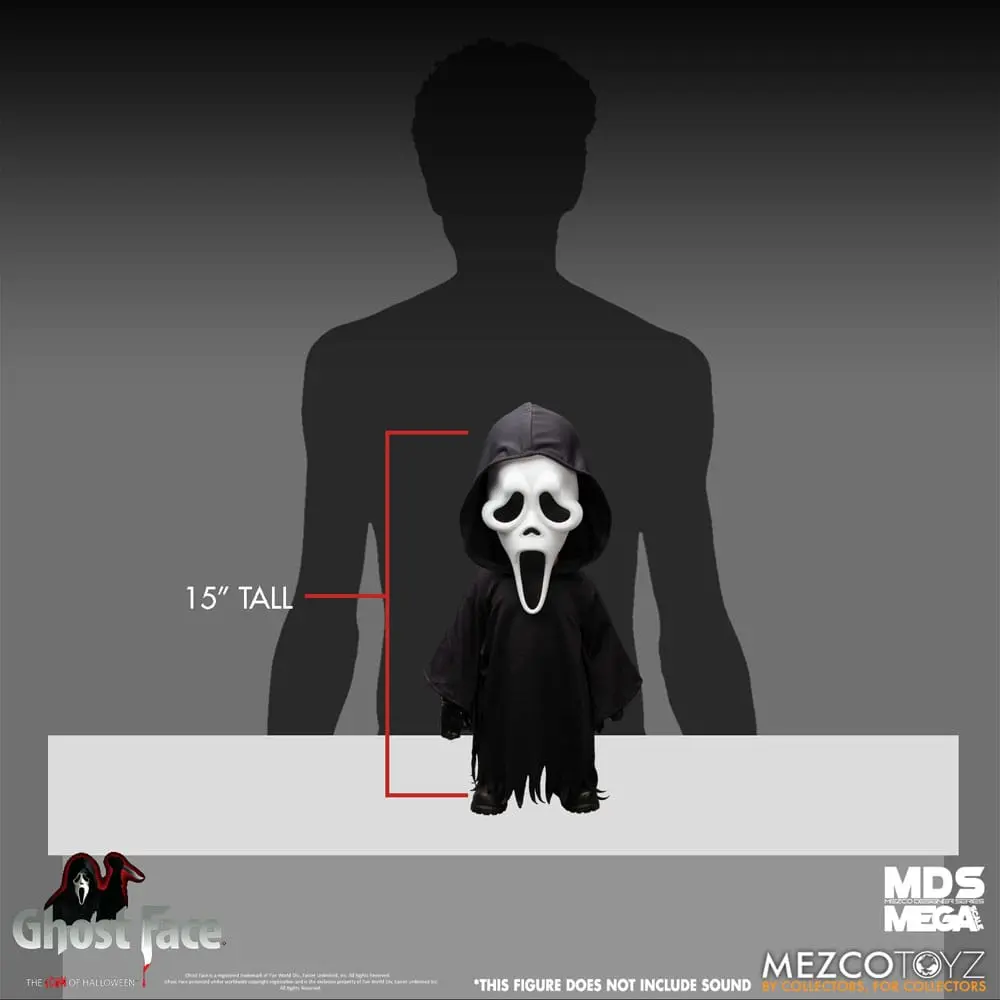Ghost Face MDS Mega Scale pluszowa lalka Ghost Face 38 cm zdjęcie produktu
