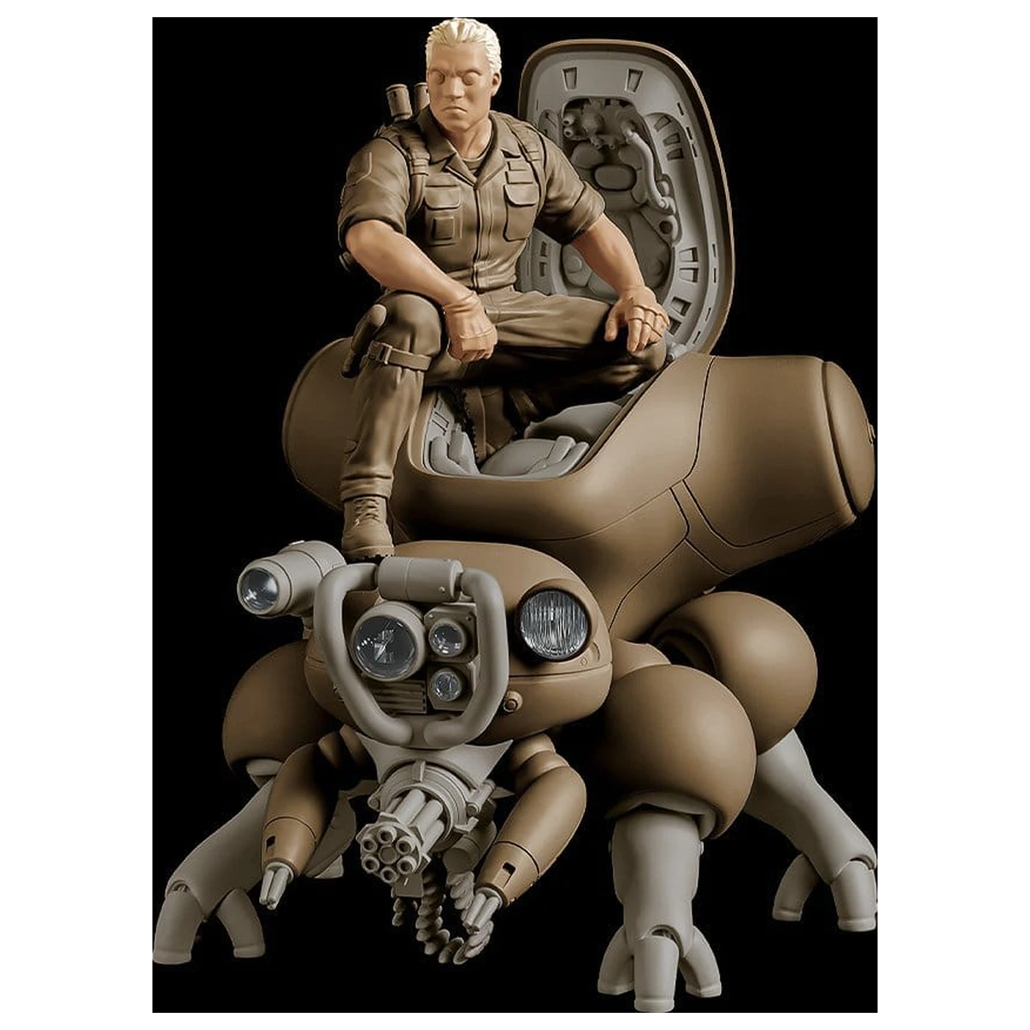 Ghost in the Shell PLAMAX minimum factory Plastikowy Zestaw Modeli Batou with Fuchikoma 8 cm zdjęcie produktu