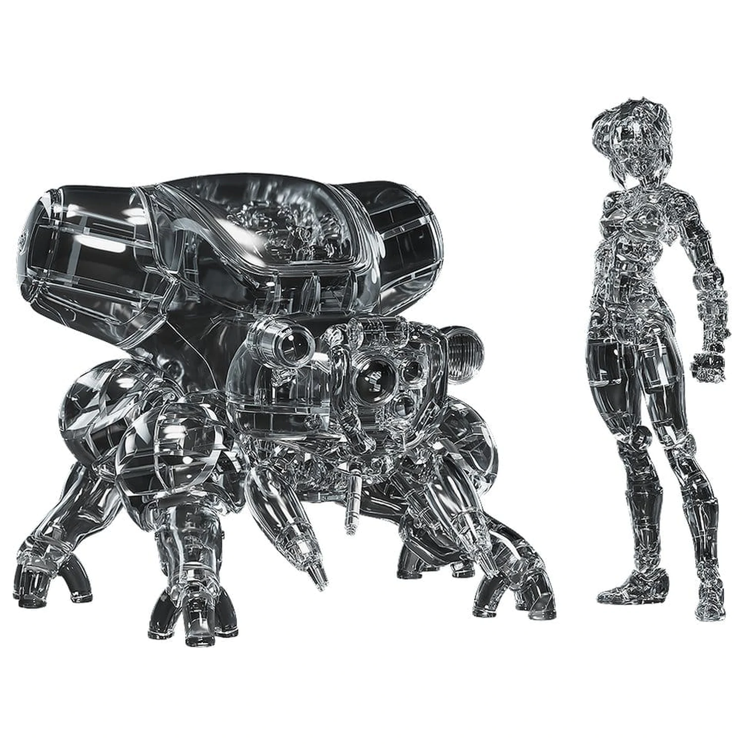 Ghost in the Shell PLAMAX minimum factory Plastikowy Zestaw Modeli Motoko Kusanagi z Fuchikoma: Thermoptic Camouflage Ver. 8 cm zdjęcie produktu