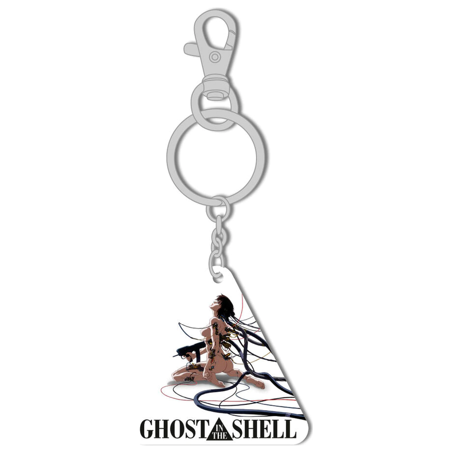 Ghost in the Shell Motoko w pozycji spoczynkowej metalowy brelok do kluczy zdjęcie produktu