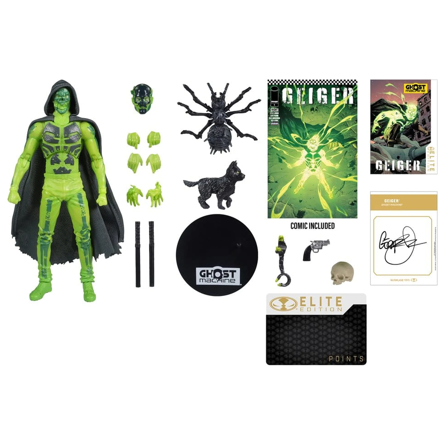 Ghost Machine McFarlane Elite Edition Deluxe figurka akcji Geiger 18 cm zdjęcie produktu