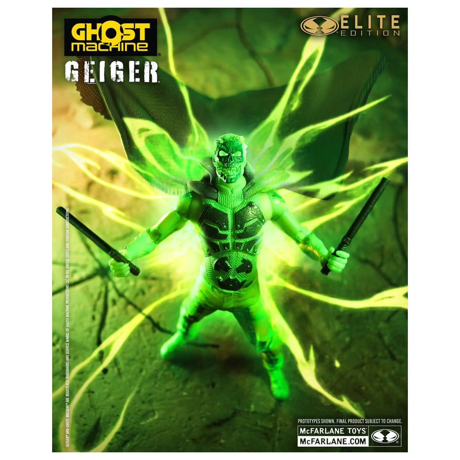 Ghost Machine McFarlane Elite Edition Deluxe figurka akcji Geiger 18 cm zdjęcie produktu