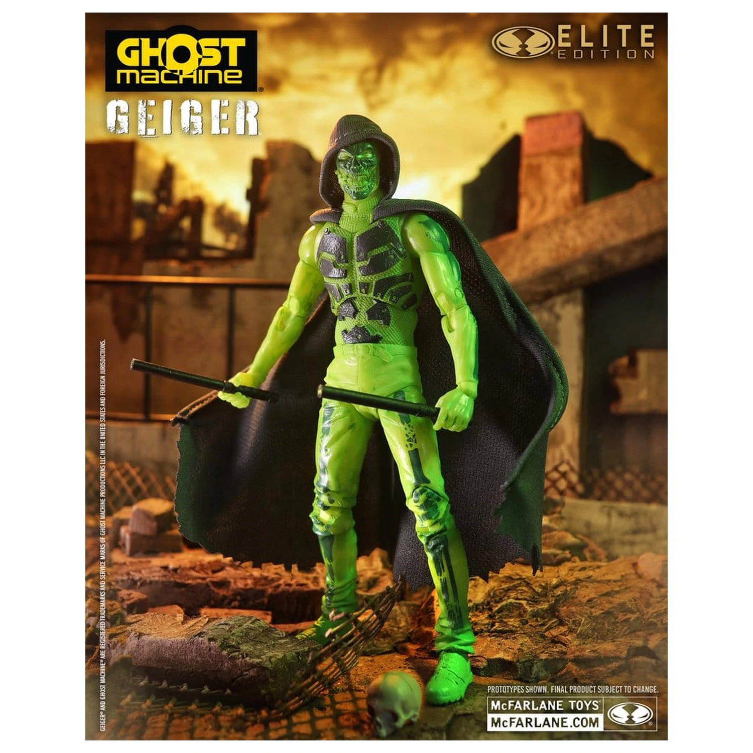 Ghost Machine McFarlane Elite Edition Deluxe figurka akcji Geiger 18 cm zdjęcie produktu