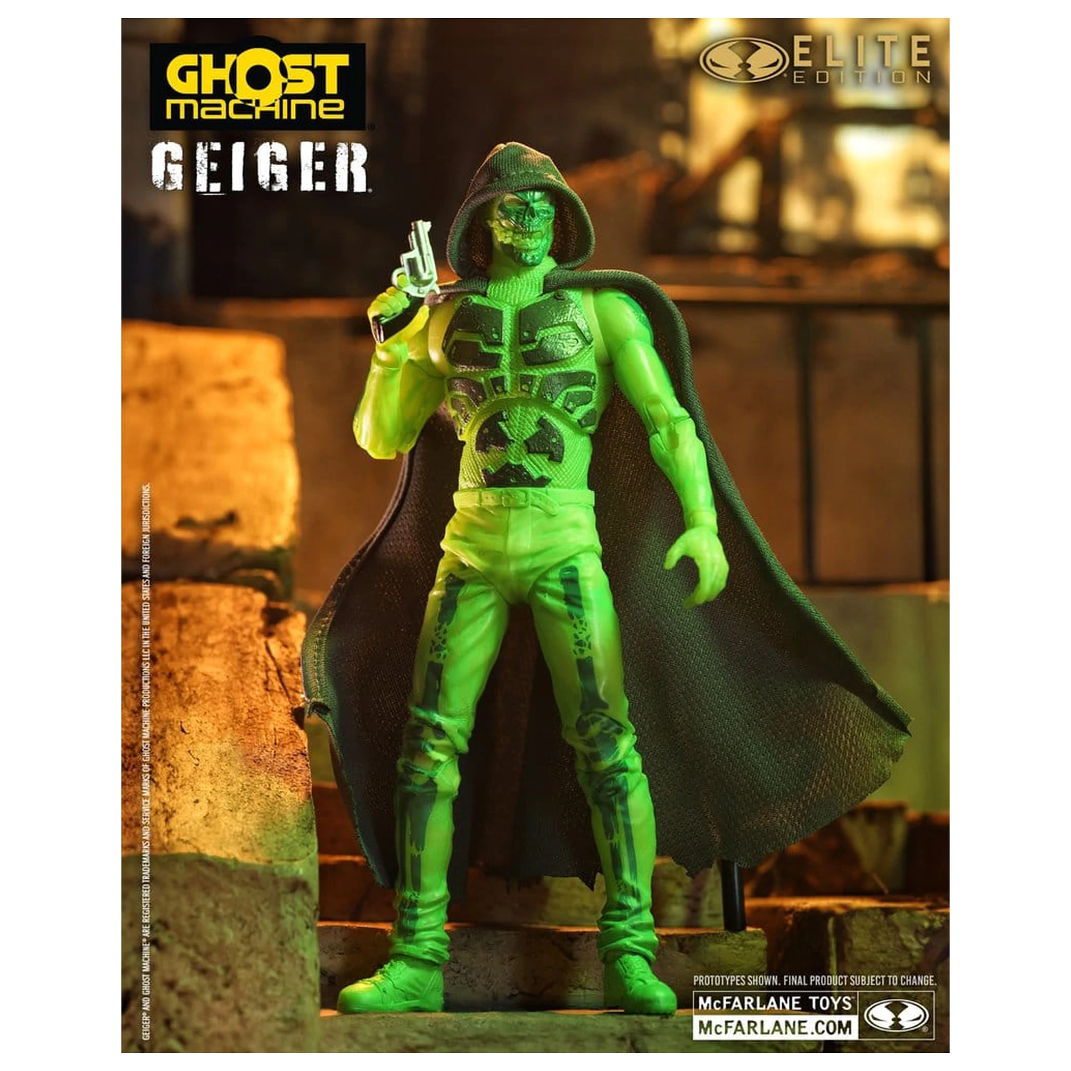 Ghost Machine McFarlane Elite Edition Deluxe figurka akcji Geiger 18 cm zdjęcie produktu