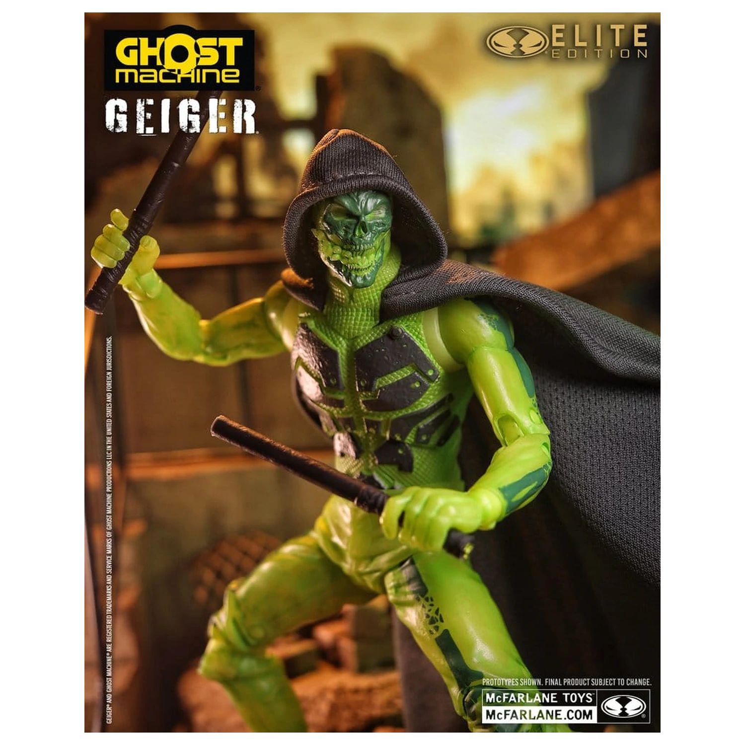 Ghost Machine McFarlane Elite Edition Deluxe figurka akcji Geiger 18 cm zdjęcie produktu
