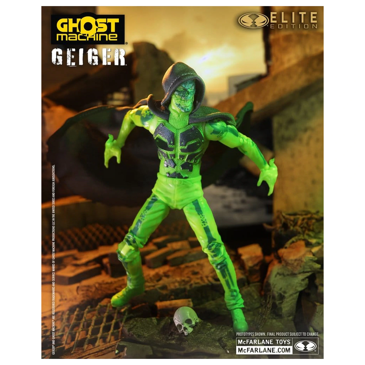 Ghost Machine McFarlane Elite Edition Deluxe figurka akcji Geiger 18 cm zdjęcie produktu