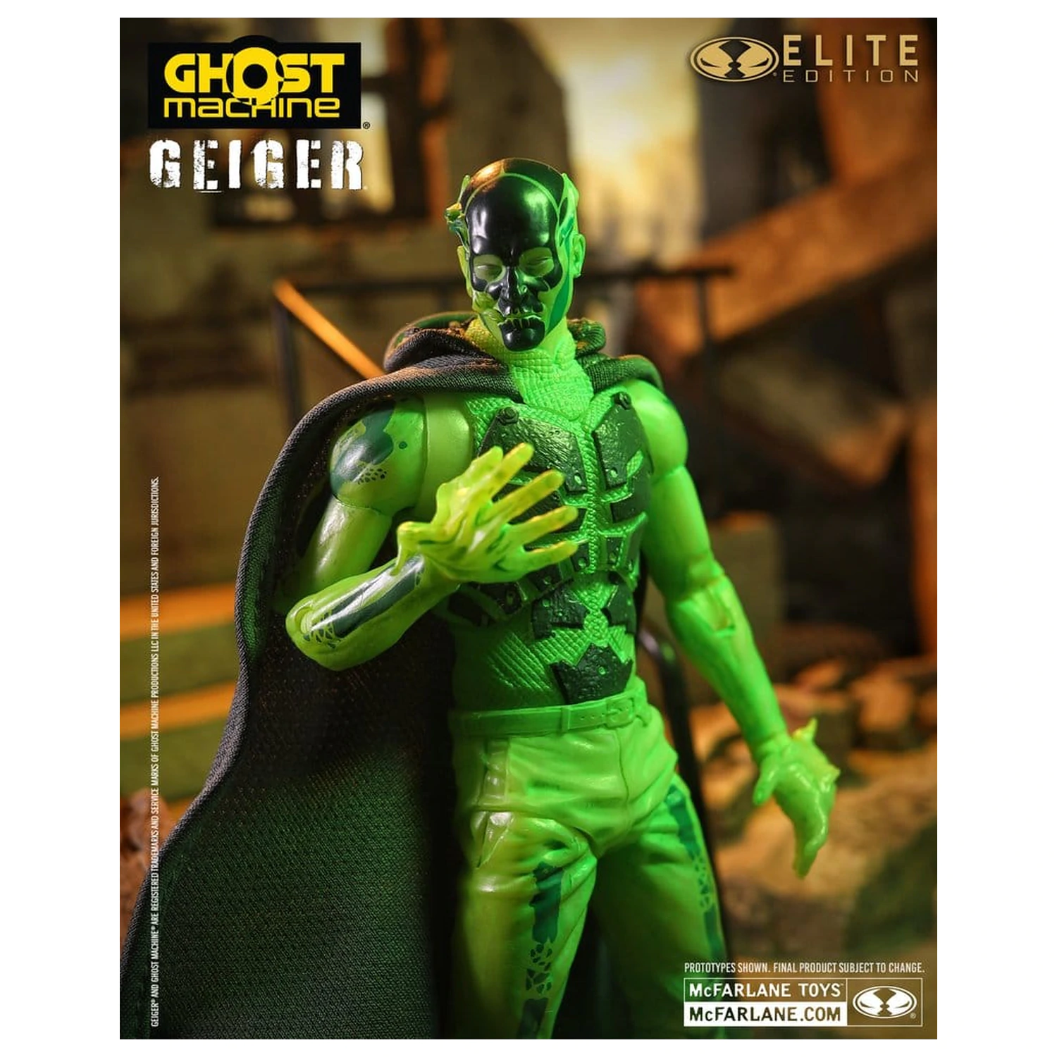 Ghost Machine McFarlane Elite Edition Deluxe figurka akcji Geiger 18 cm zdjęcie produktu