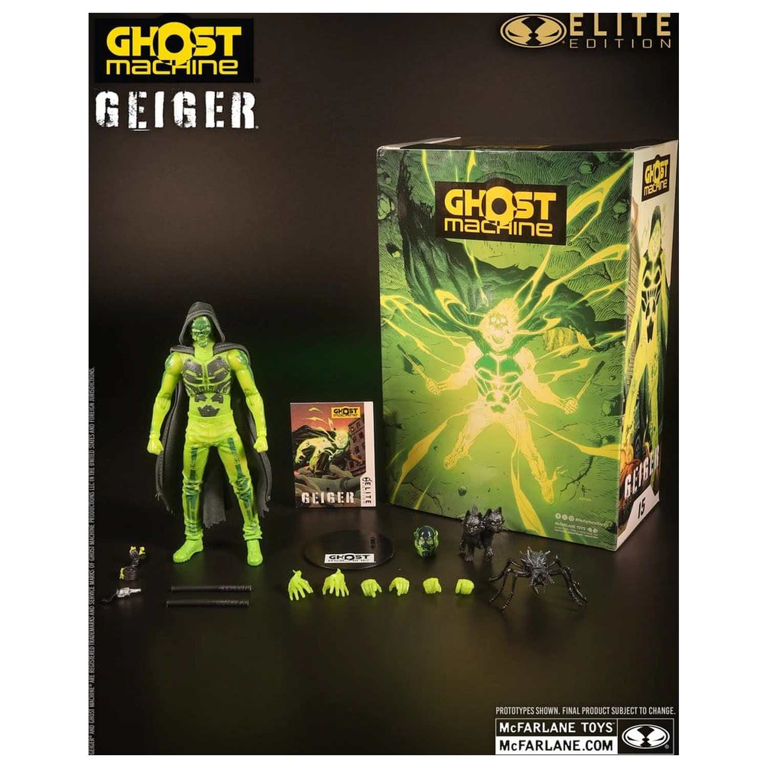 Ghost Machine McFarlane Elite Edition Deluxe figurka akcji Geiger 18 cm zdjęcie produktu