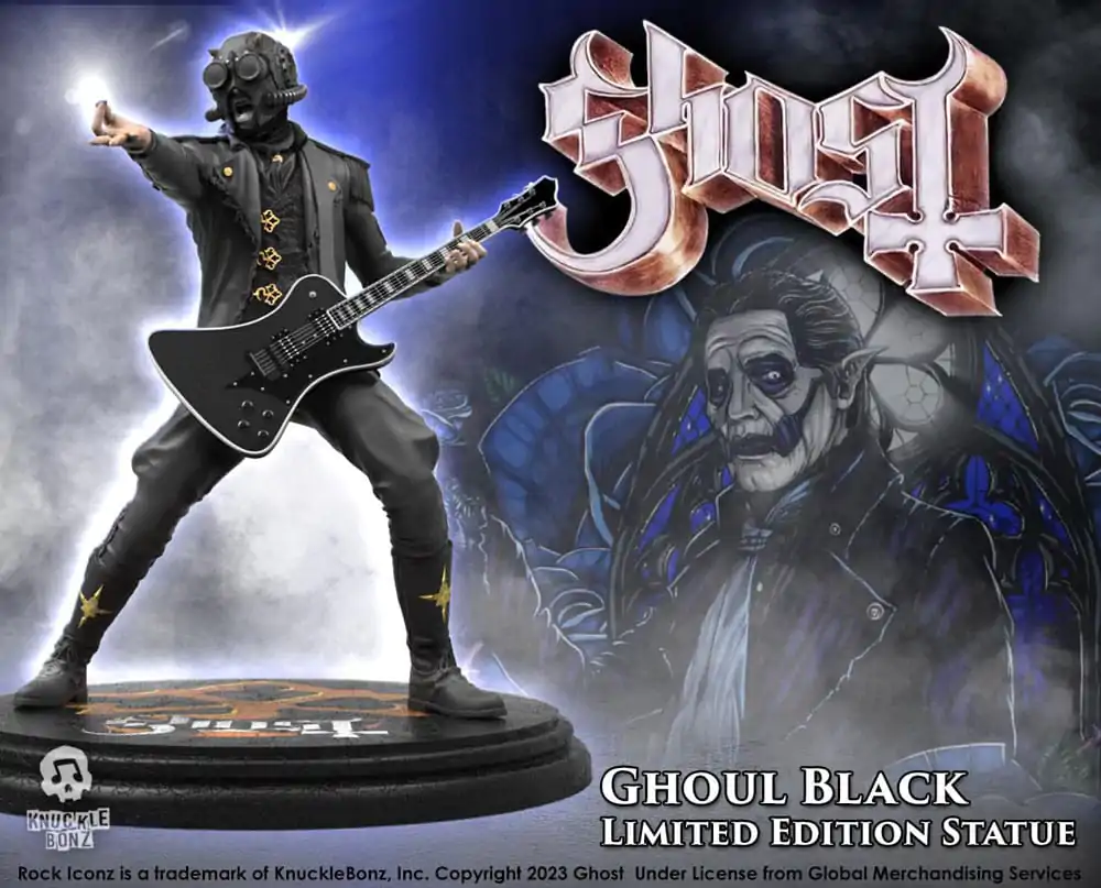 Ghost Rock Iconz Statue 1/9 Nameless Ghoul II (Czarna Gitara) 22 cm Figurka zdjęcie produktu