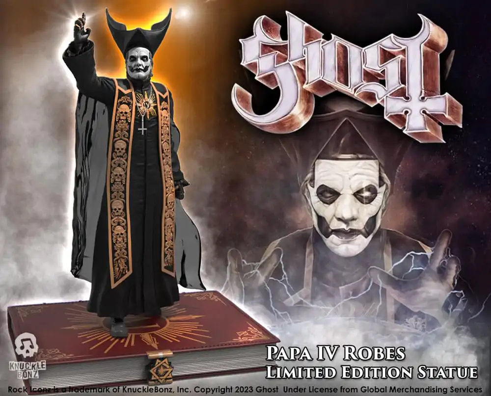 Ghost Rock Iconz Statue 1/9 Papa Emeritus IV (Black Robes) 22 cm Statua zdjęcie produktu